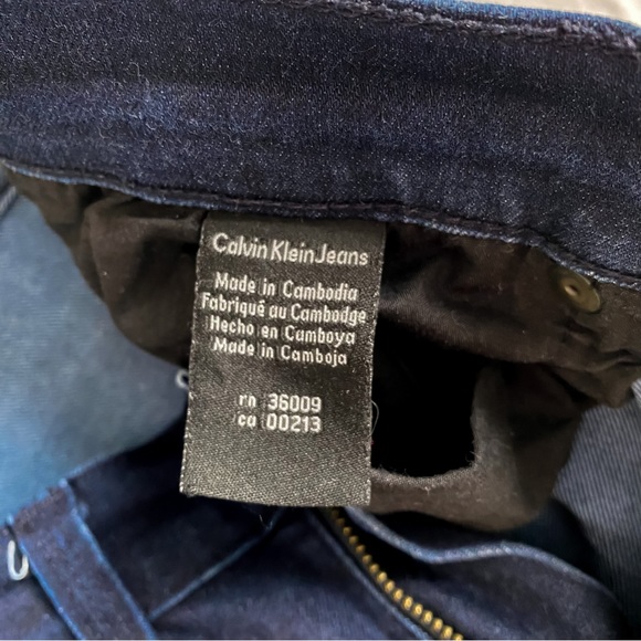 Calvin Klein Dark Bootcut Jeans, 27 - Picture 4 of 5